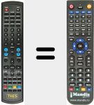 Replacement remote control for REMCON985